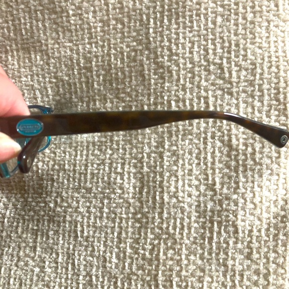 Coach Women's Eyeglass Frames and Case Dark Tortoise/Teal 5116 (50 16 135) - Picture 10 of 12